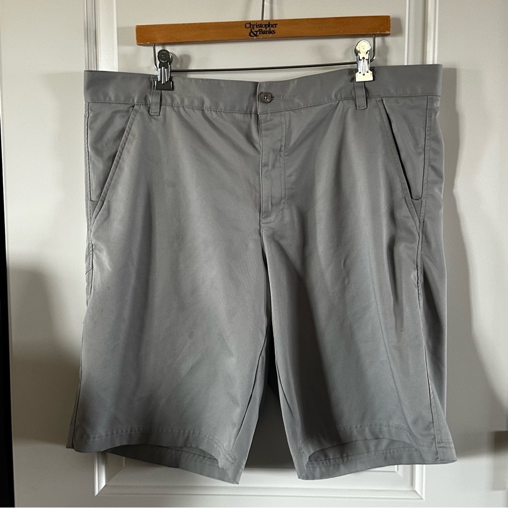 Fila Men’s Gray Shorts – Size 38, 100% Polyester
